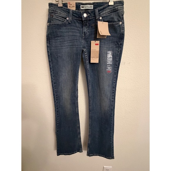 Levi's Denim - NWT Levis Demi Curve Bootcut Skinny Jeans Womens 5M 27 Low Rise Medium Wash